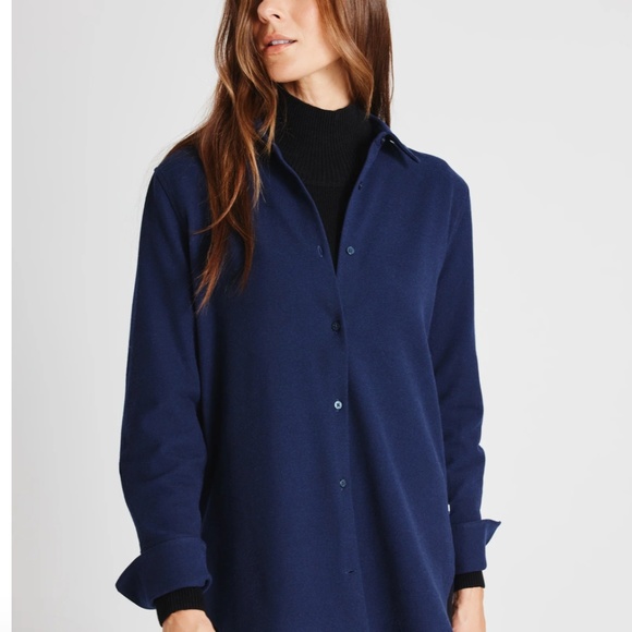 Kit & Ace Here and There Button Up Shirt in Heather Forest - Picture 2 of 8